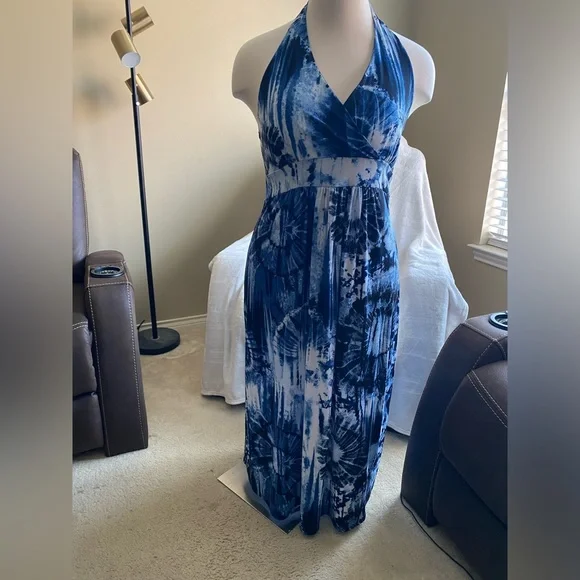 Avenue | Dresses | Avenue Halter Maxi Dress Womens Size 82 | Poshmark